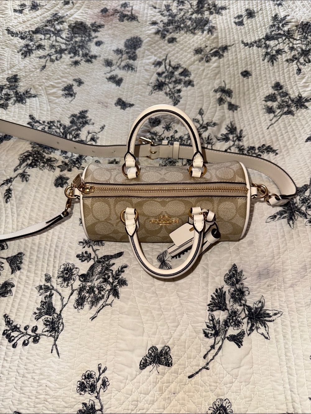 Coach mini barrel tassels NWOT bag crossbody purse